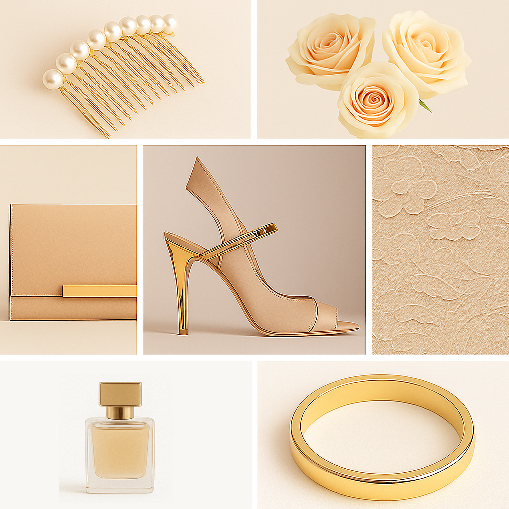 Tina Nude/Gold - Tango shoes